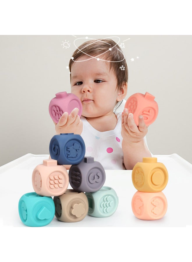 Soft Rubber Sensing Ball Baby Pinch Ball Boiled Teether Baby Soothing Large Particle Building Blocks Early Education Toys-Specifications:20A 【window Color Box】】 - Image 5