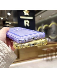Generic Wallet Phone Case Slim Fit Card Slot Transparent Case Protective Soft Shockproof Case with Card Holder For Iphone X/Xs  - Image 4