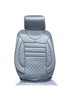 High Quality Rexine Premium Version Universal Seat Cover Cushion For 5 Seater Car Front /Back Seat And Head Rest 11 Pcs Set(Grey With Stripes) - pzsku/Z8458CB32E21D7897FC86Z/45/_/1680372759/4f1626e9-caf0-42dd-90cf-3922ff3a6183