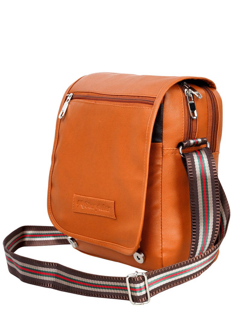 STORYTELLER Bruno Genuine Leather Crossbody Sling Bag Casual Daypack for Business and Casual travel - Image 3