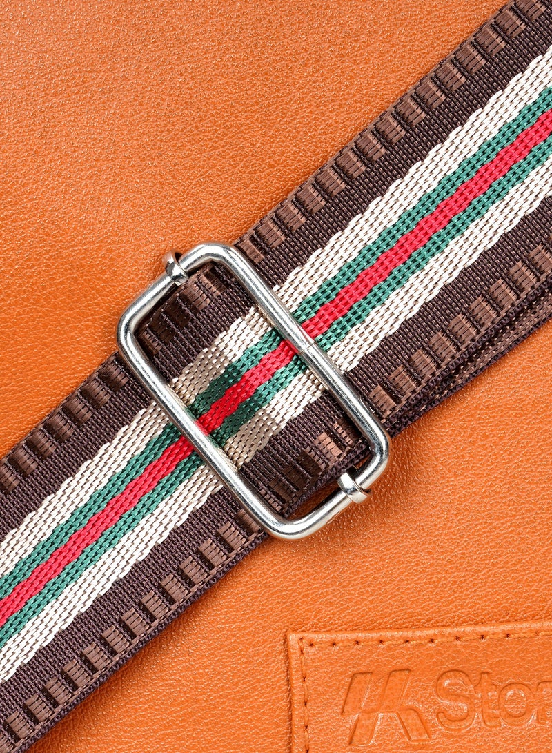 STORYTELLER Bruno Genuine Leather Crossbody Sling Bag Casual Daypack for Business and Casual travel - Image 5