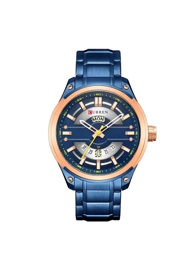 CURREN CURREN 8319 Original Brand Stainless Steel Band Wrist Watch For Men  - Image 1