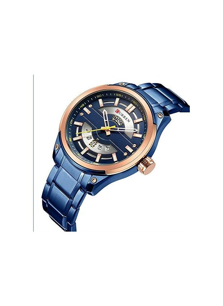 CURREN CURREN 8319 Original Brand Stainless Steel Band Wrist Watch For Men  - Image 2