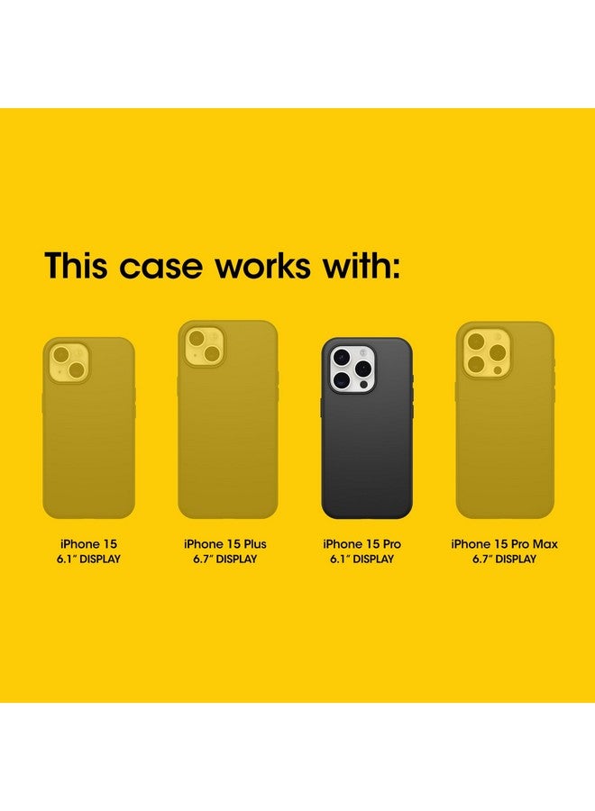 أوتربوكس جراب OtterBox Commuter Series لهاتف iPhone 15 Pro (فقط) - Run Wildflower (وردي)، نحيف ومتين، مناسب للجيب، مع حماية للمنافذ - Image 2