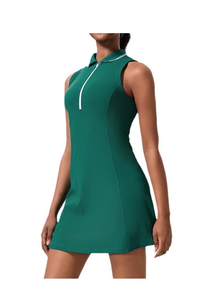 Generic Fitness Sports Skirt - High-Waist Design, Slimming Running Skirt, Perfect for Badminton, Golf, and Tennis Outdoor Activities - Image 1