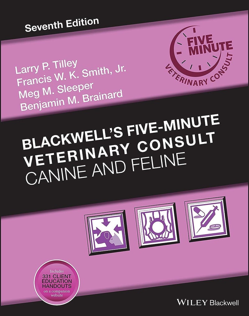 Wiley-Blackwell Blackwell's Five-Minute Veterinary Consult: Canine and Feline - Image 1
