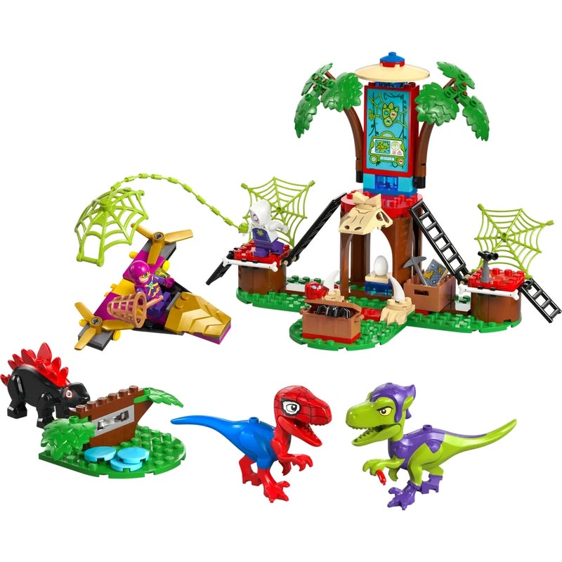 LEGO - Marvel Spidey and Gobby's Raptor Battle at Tree House HQ 143 Pieces - 11200 - Image 3