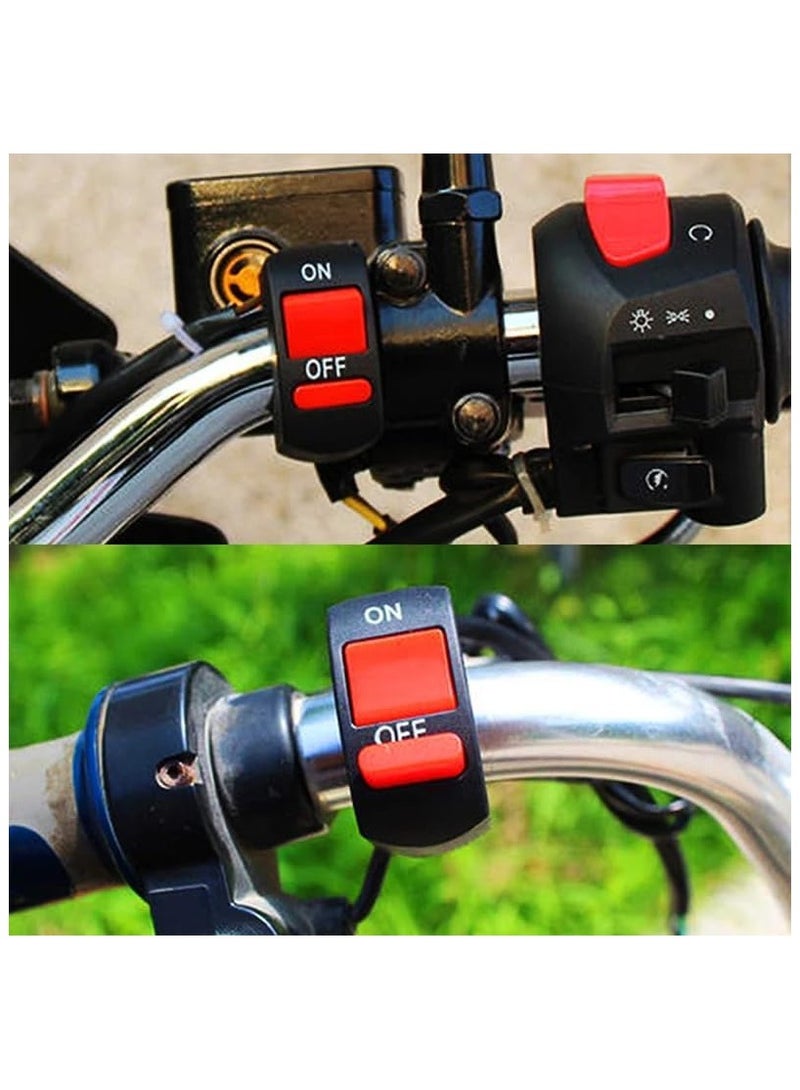 SOLDOUT Motorcycle ATV HandlebMotorcycle ATV Handlebar Switch ON/OFF Button Connector Modification Motorbike Bike Switches AccessoriesUniversal 7/8" handlebar design, can be fit on most of motorcyclesar Switch ON/OFF Button Connector Modification Motorbike Bike Switches Accessories  - Image 4