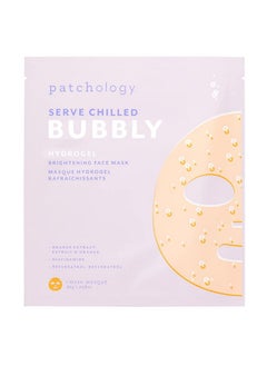 Patchology Brightening Gel Face Mask With Resveratrol And Niacinamide Bubbly - Hydrogel Face Mask Protects And Brightens Face While Supporting An Even Skin Tone. 1 Count.  - Image 1