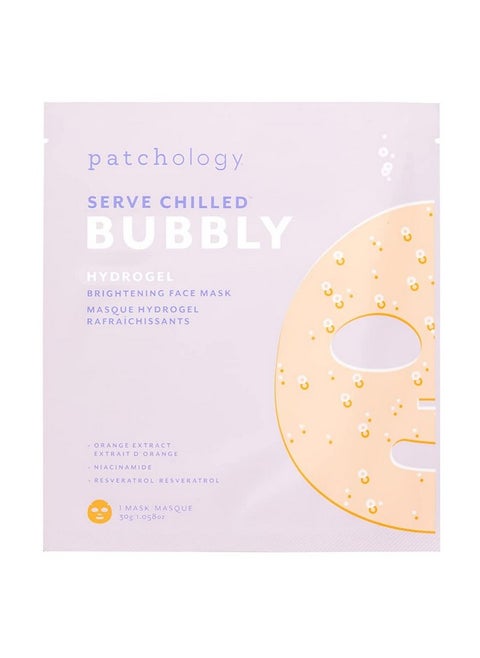 Brightening Gel Face Mask With Resveratrol And Niacinamide Bubbly - Hydrogel Face Mask Protects And Brightens Face While Supporting An Even Skin Tone. 1 Count.