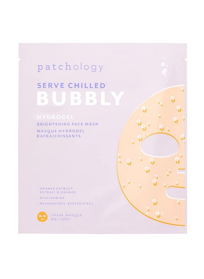 Patchology - Brightening Gel Face Mask With Resveratrol And Niacinamide Bubbly - Hydrogel Face Mask Protects And Brightens Face While Supporting An Even Skin Tone. 1 Count. - Image 1