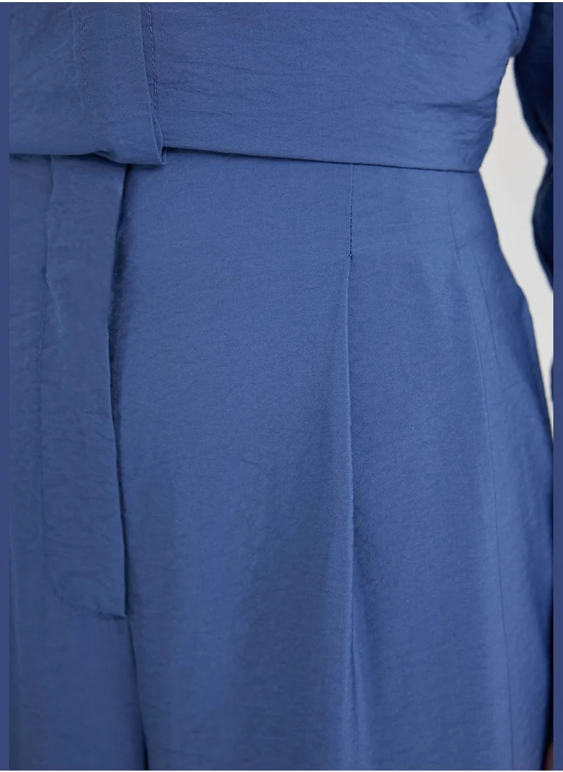 ديفاكتو Woman Wide Leg Woven Trousers