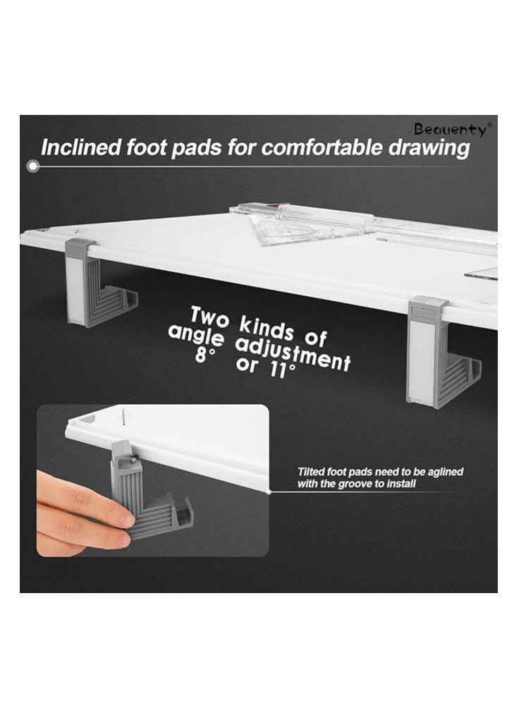 Isomers A3 Drawing Board, Engineering Drawing Tool With Angle Adjustable Measuring System, Multifunctional Graphic Architectural Sketch Board, For Engineer, Architect, Artist(Style 1) - Image 4