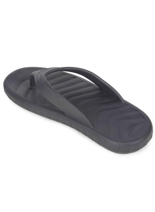 Liberty A-HA LSC-1E Men Thong Slippers – Grey Flip Flops | Lightweight Casual Chappal for Men, Comfortable Daily Wear Home, Bathroom & Beach Slippers - Image 3