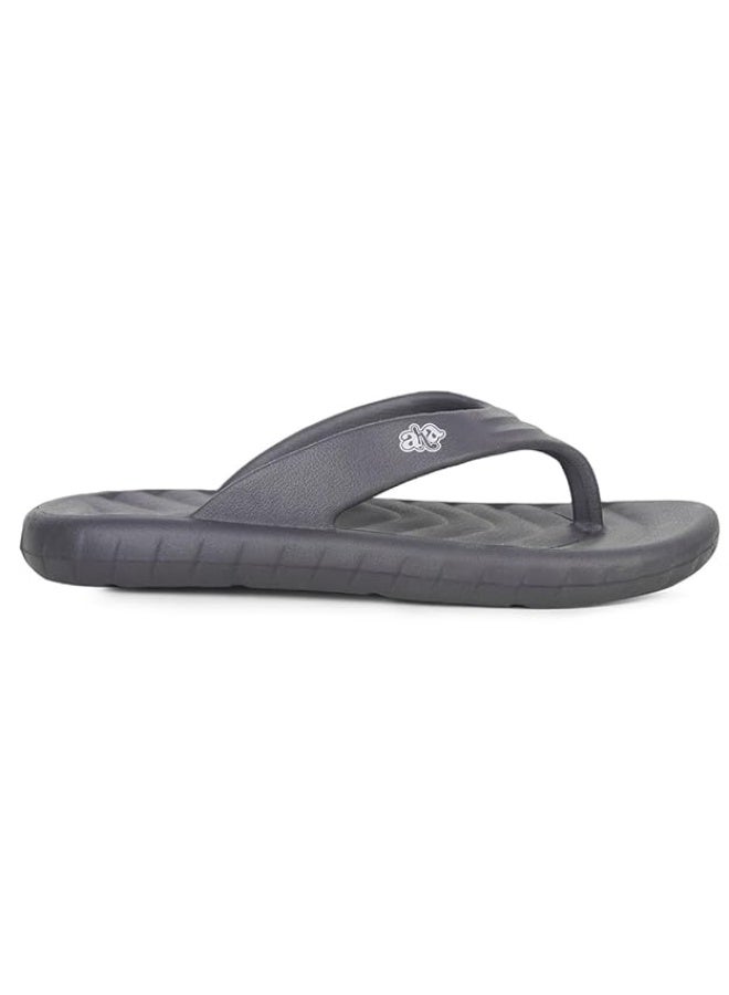 Liberty A-HA LSC-1E Men Thong Slippers – Grey Flip Flops | Lightweight Casual Chappal for Men, Comfortable Daily Wear Home, Bathroom & Beach Slippers - Image 2