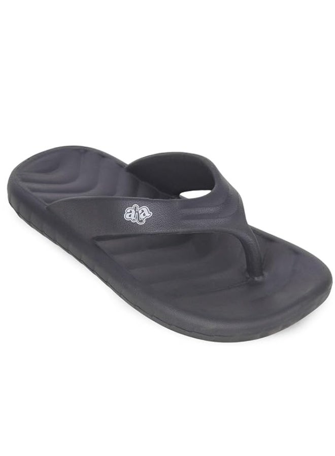 Liberty A-HA LSC-1E Men Thong Slippers – Grey Flip Flops | Lightweight Casual Chappal for Men, Comfortable Daily Wear Home, Bathroom & Beach Slippers - Image 1