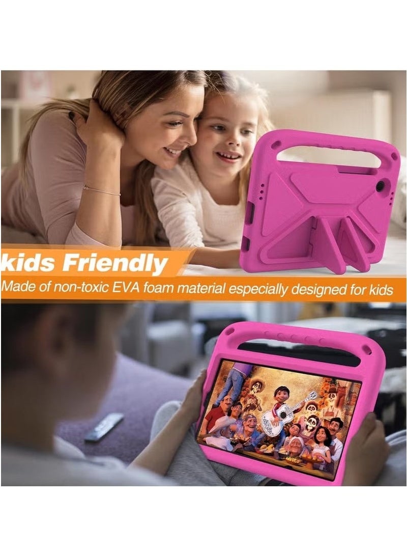 Kids Case for Samsung Galaxy Tab A9（2023） SM-X110 /SM-X115 Kids Case, Lightweight EVA Kid Friendly Shockproof Protective Case,Handle Stand Heavy Duty Tablet Cover (Pink) - Image 4