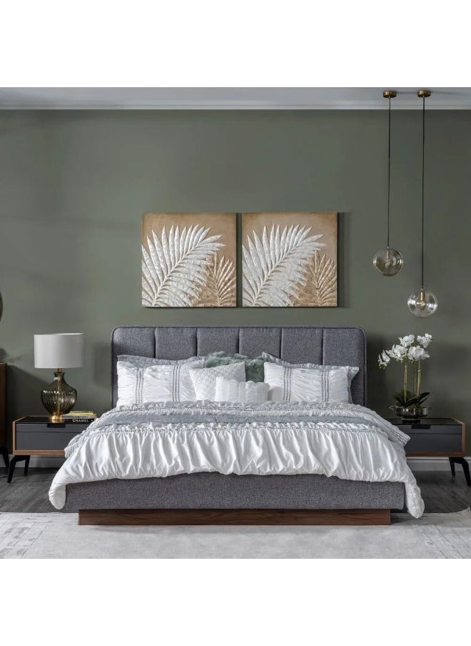 Zett Queen - Sized Bed Grey And Brown - 150X200 Cm - pzsku/Z8459A263A885246775BCZ/45/_/1728981669/55554417-ffbc-47ec-86a4-b3c1d70729be