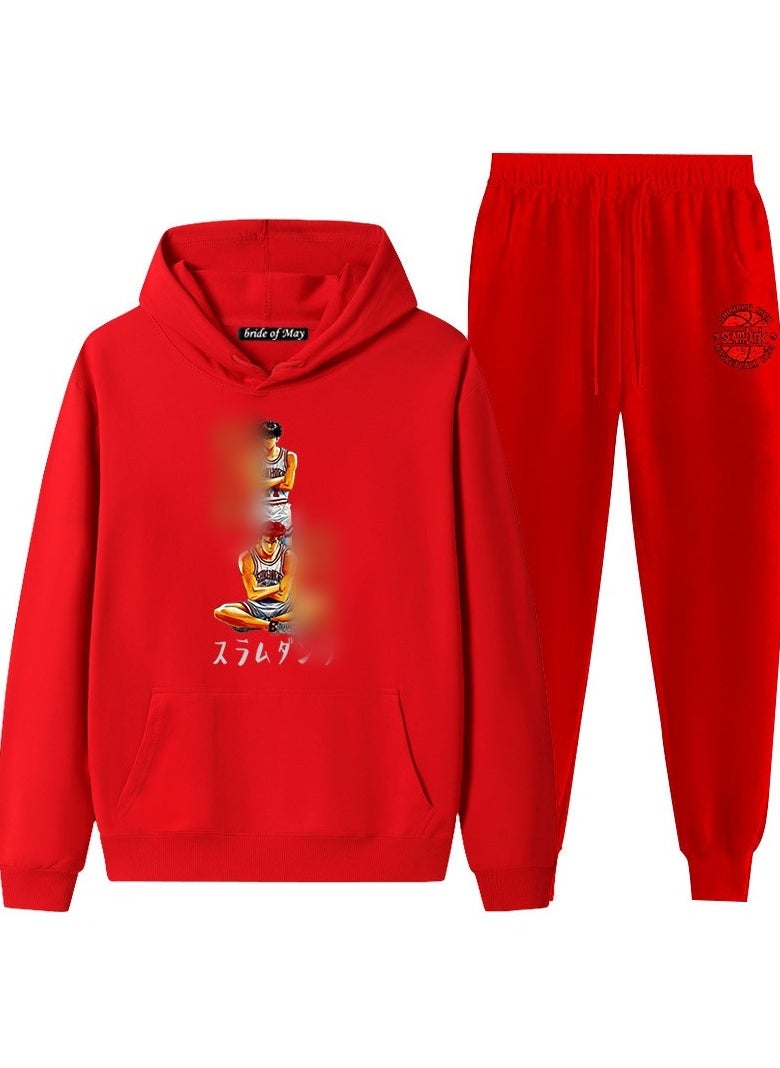 KUYING New Slam Dunk Printed Hoodie Set  - Image 1