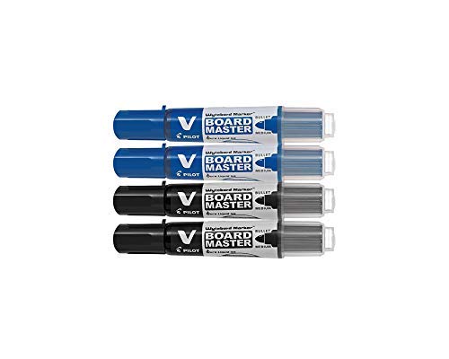 Pilot V-Board Master Medium Pack Of 4(Blue-2, Black-2) - Image 2