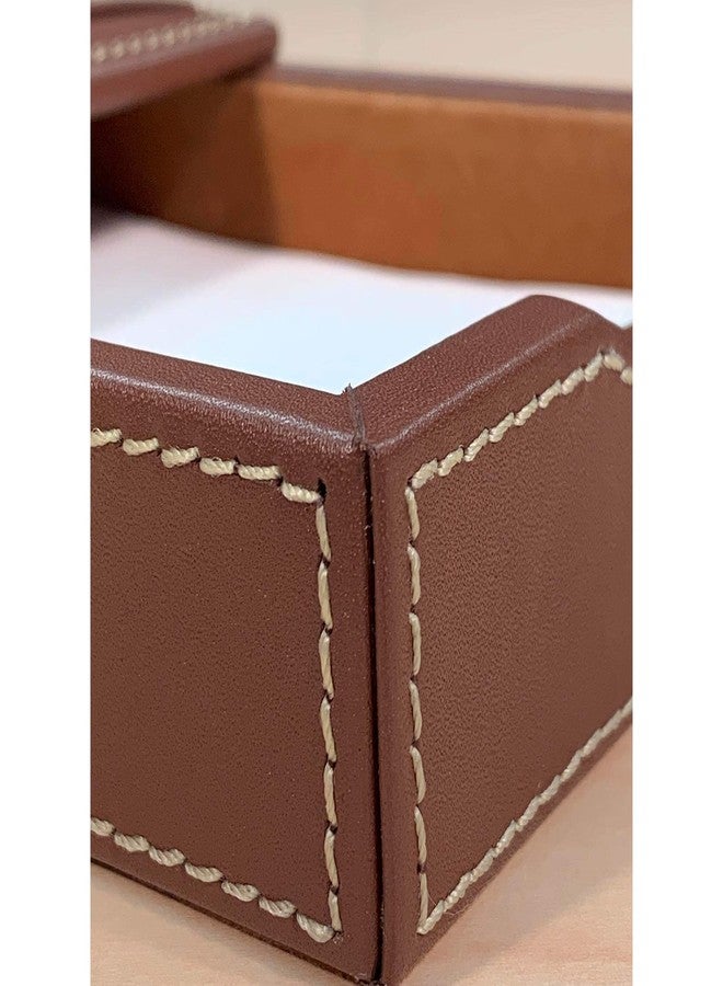 داكاسو حامل مذكرات من الجلد البني الريفي من داكاسو، مقاس 46 بوصة، 7.00 × 4.75 × 1.75 (A3209) - Image 5