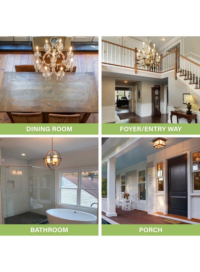 سيجالوكس لمبات ليد E12 بقاعدة شمعدان قابلة للتعتيم، لمبات ليد للثريا، لمبات ليد تعادل 60 وات، لمبات ليد B10 2700K بيضاء ناعمة، لمبات شموع من النوع B، مدرجة في قائمة UL، عبوة من 12 قطعة - Image 4