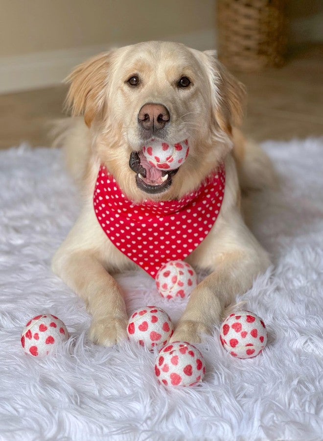 Midlee Valentine's Hearts Dog Tennis Balls Regular Large Size Gift - Image 3