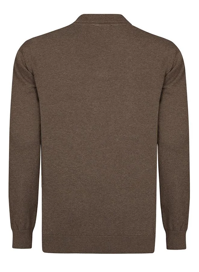 فيليكس هاردي Polo collar long sleeve jumper