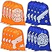 Shappy 16 Pack Gun Battle Party Supplies Kit Dart Bags Bulk Gun Reusable Goody Treat Drawstring Bags Birthday Decoration Dart Party Favors Gifts for Target War Themed Game - Image 4