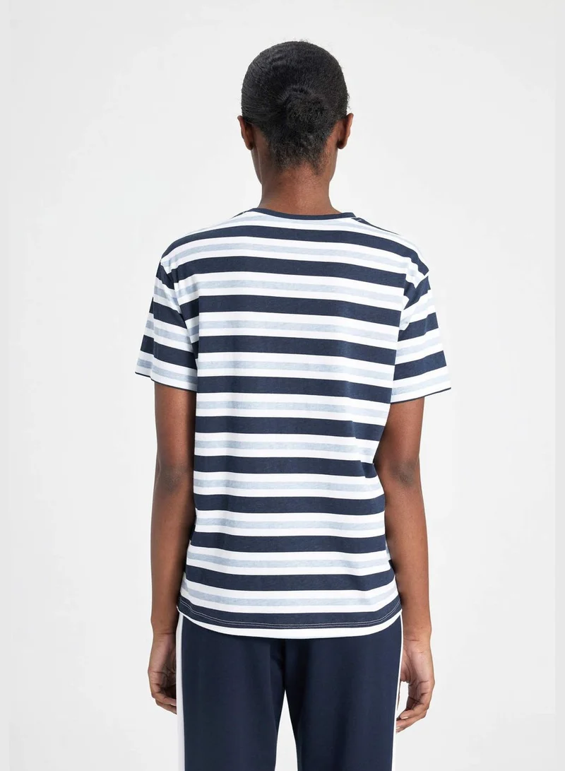 DeFacto Woman Knitted Short Sleeve T-Shirt