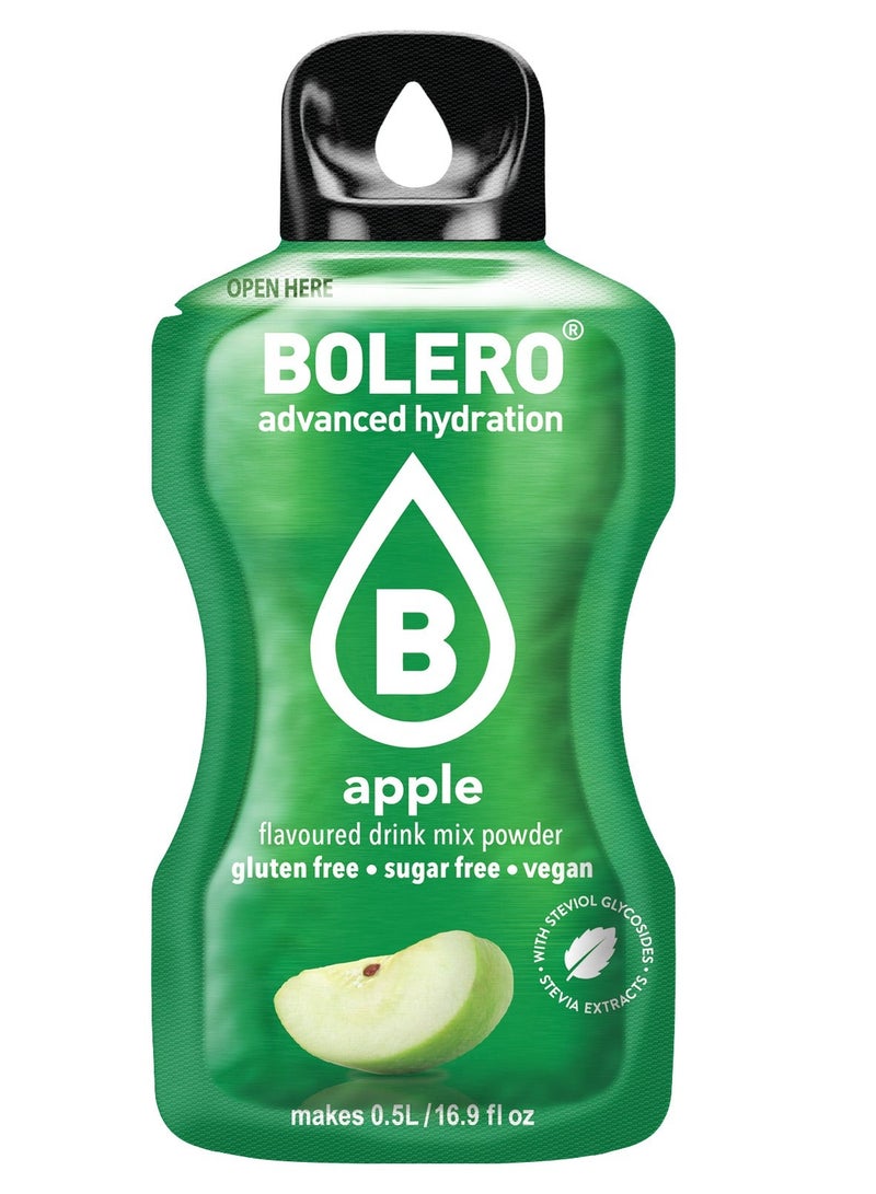 bolero Advanced Hydration Drink Sticks - Apple - (12 sachets) - Image 2
