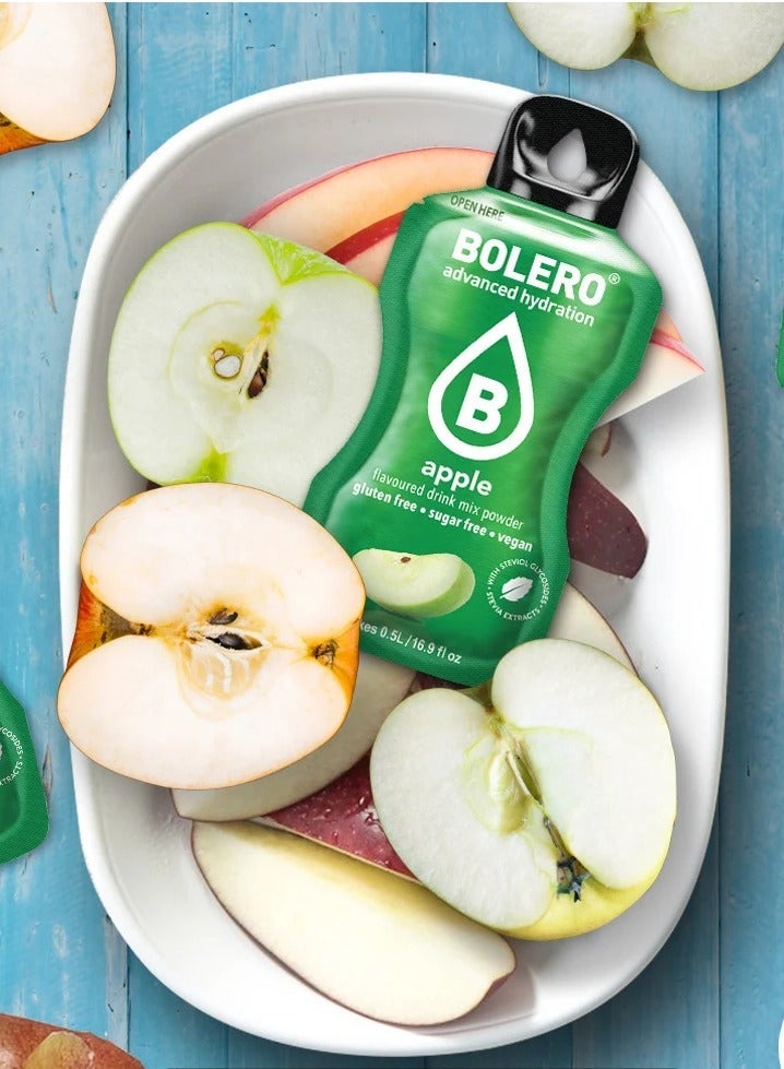 bolero Advanced Hydration Drink Sticks - Apple - (12 sachets) - Image 3