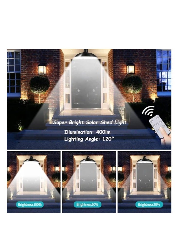 ARNOTEC Split solar lamp home indoor and outdoor garden lamp camping tent chandelier light control with remote control （white light) - Image 4