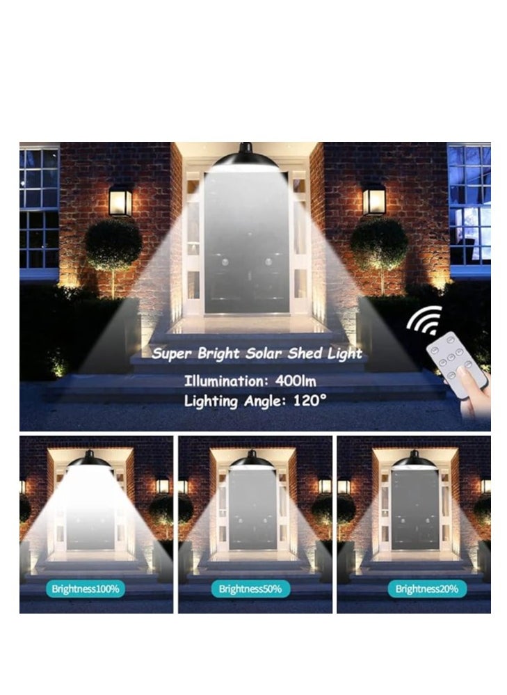 ARNOTEC Split solar lamp home indoor and outdoor garden lamp camping tent chandelier light control with remote control （white light)  - Image 3