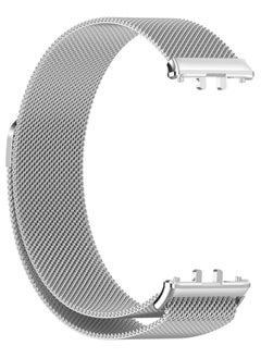 VKL Replacement Band for Samsung Galaxy Fit 3（SM-R390） Band Magnetic Stainless Steel strap Milanese Loop Watch Band Quick Release Replacement Sports Straps  - Image 4