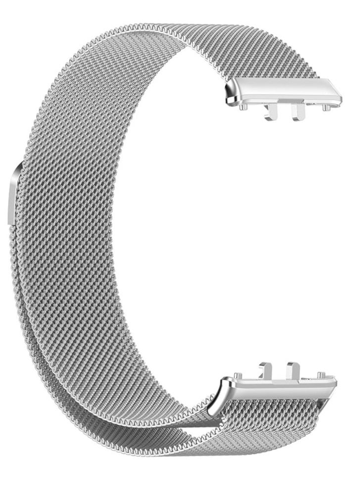 VKL - Replacement Band for Samsung Galaxy Fit 3（SM-R390） Band Magnetic Stainless Steel strap Milanese Loop Watch Band Quick Release Replacement Sports Straps - Image 1
