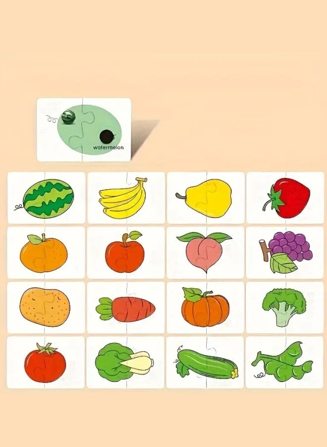 تعرف على الفواكه والخضروات، ألغاز الطفولة المبكرة - التطور الفكري في الطفولة، وقت الوالدين والطفل. - Image 1