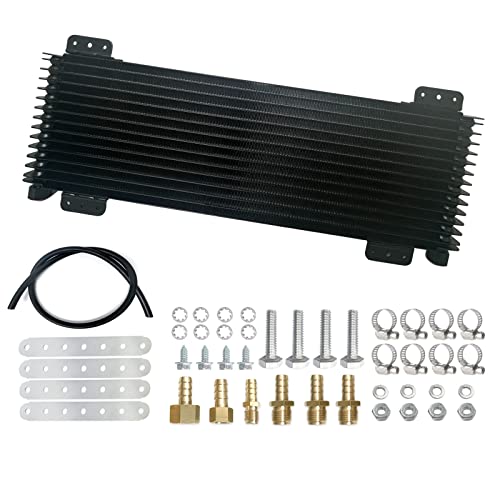 PANDOUTO LPD47391 47391 Low Pressure Drop Transmission Oil Cooler Suitable For Heavy Duty 40,000 GVW Max 40K Transmission Cooler including Mounting Hardware, Towing Applications and Advanced Cooling Protection - Image 1