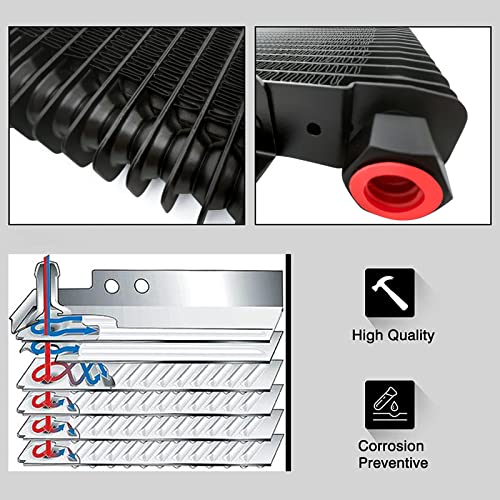 PANDOUTO LPD47391 47391 Low Pressure Drop Transmission Oil Cooler Suitable For Heavy Duty 40,000 GVW Max 40K Transmission Cooler including Mounting Hardware, Towing Applications and Advanced Cooling Protection - Image 4
