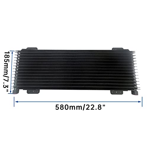 PANDOUTO LPD47391 47391 Low Pressure Drop Transmission Oil Cooler Suitable For Heavy Duty 40,000 GVW Max 40K Transmission Cooler including Mounting Hardware, Towing Applications and Advanced Cooling Protection - Image 5