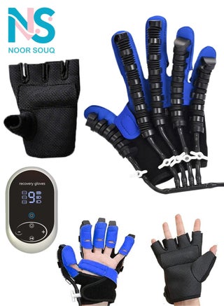 Left hand(left hand rehability glove +  right hand  mirror glove)