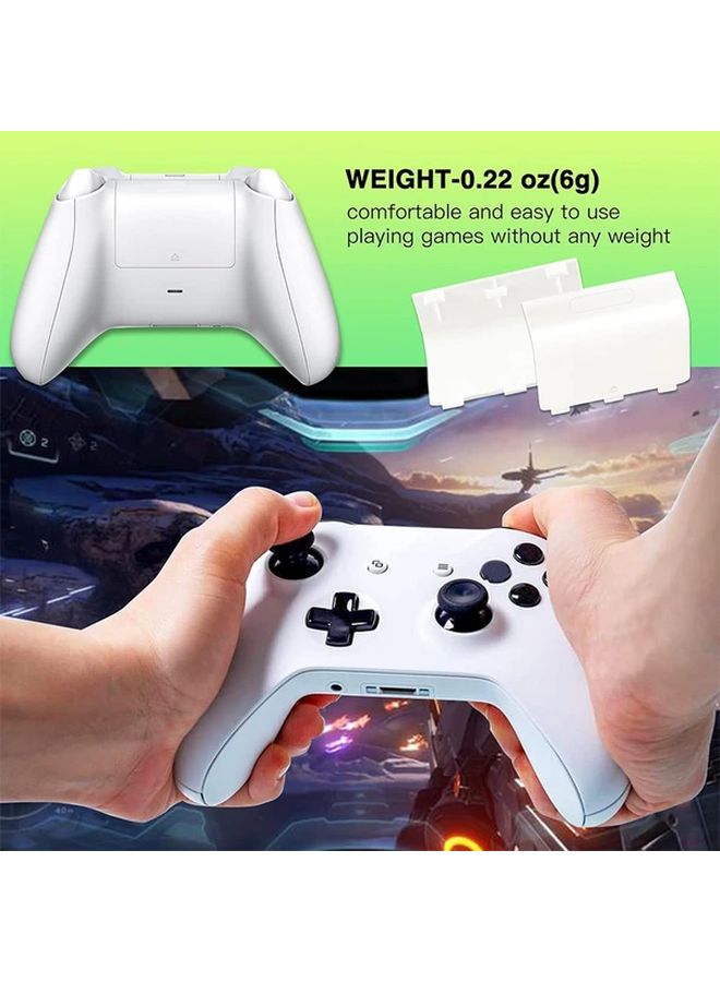 أغطية استبدال تحكم Xbox One، قطعتان، أسود، متين، بدون إلكترونيات - Image 5