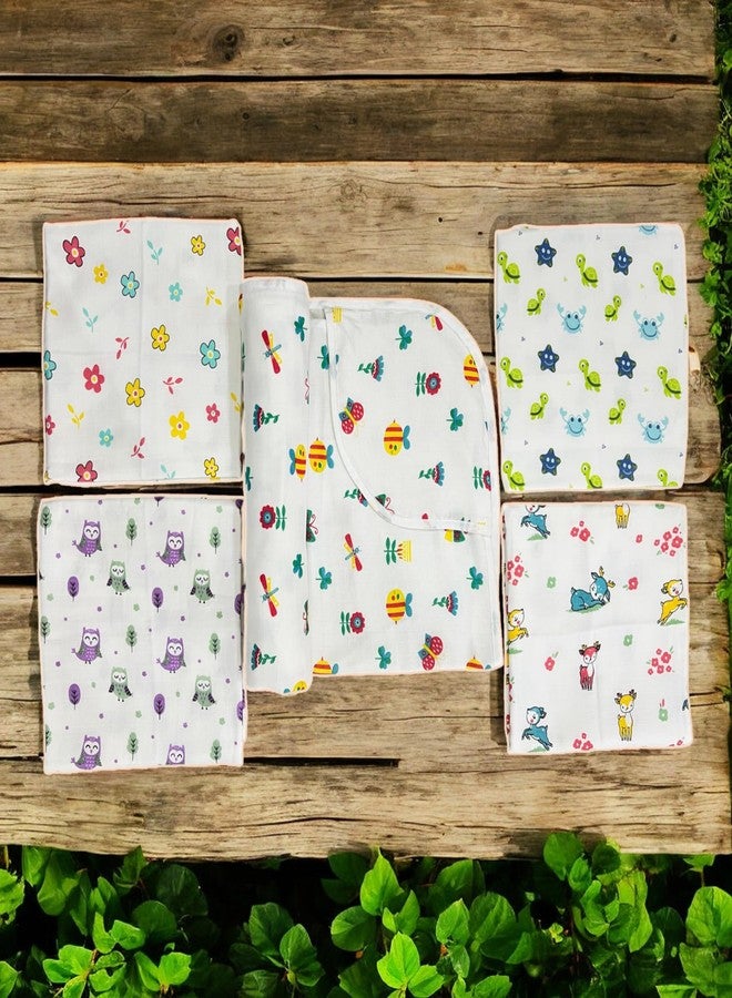 TEETAR Hooded Baby Towel - 100% Muslin Cotton, Ultra Soft & Quick Dry | Absorbent & Breathable Newborn Bath Wrap for Infants & Toddlers | Lightweight Baby Towel 75x72 cm - Image 3
