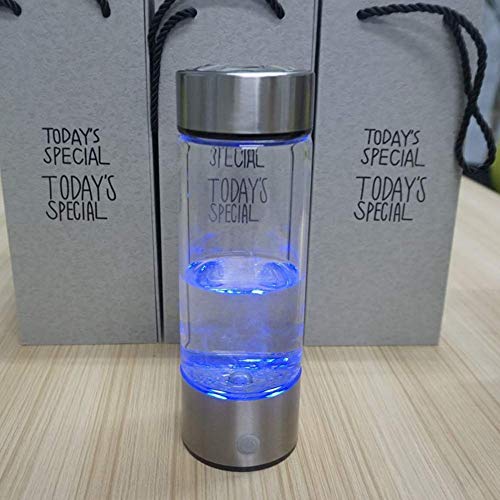 amiciSmart Hydrogen Rich Water Portable Bottle Usb Charge Ionizer For Pure Electrolysis Hydrogen Drink 500Ml - Image 3