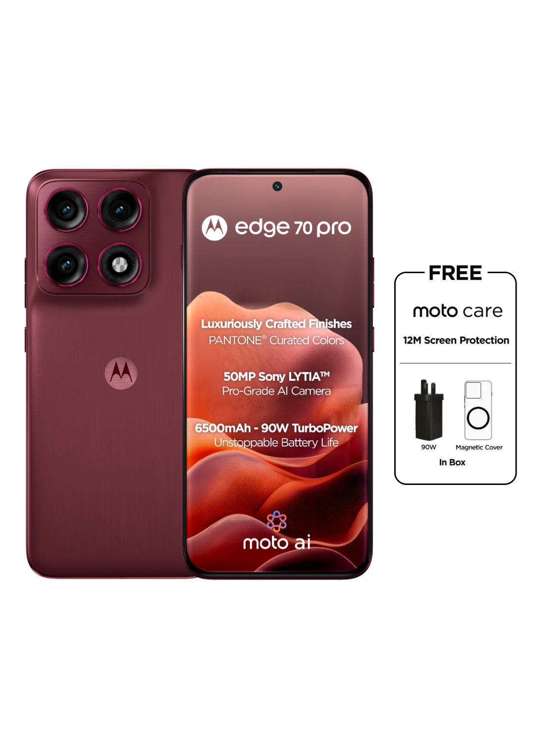 موتو موتو Edge 70 Pro 512 جيجابايت 12 جيجابايت