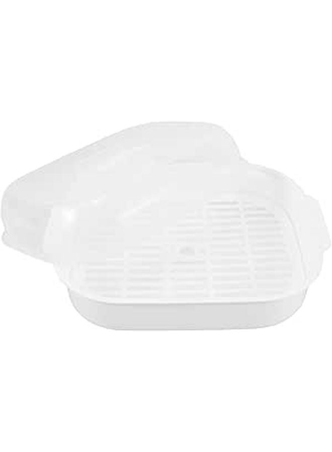 Large Rectangular Microwave Steamer Basket With Lid Food Grade Plastic High Temperature Resistant - Image 1