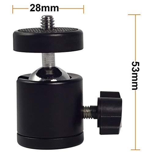 Coku Universal Tripod Mount Holder & Monopod Holder Clip for Mobile Camera Adjustable Smartphone Clip Clipper Compatible with All Smartphones (Black) (Tripod Head) - Image 3
