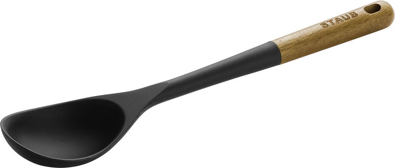 STAUB 40503-107 Serving Spoon Acacia Wood 31 cm Black