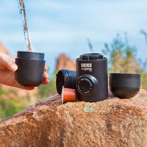 WACACO Minipresso NS, Portable Espresso Machine, Compatible Original NS Capsules, Travel Coffee Maker, Manually Operated from Piston Action - Image 3