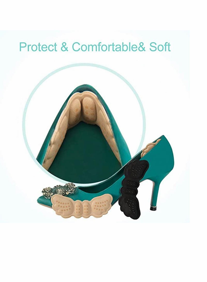 SOLARAE Heel Cushions for Shoes | 4 Pairs Heel Grips | Shoe Inserts Women and Men | Heel Protectors | Heel Pads | High Heel Insert Preventing Heel Rubbing and Blisters - Image 4